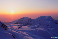 立山の夕景　2