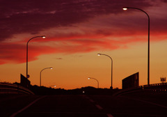 夕暮れ