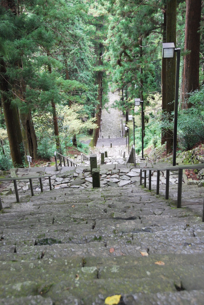 身延山にて