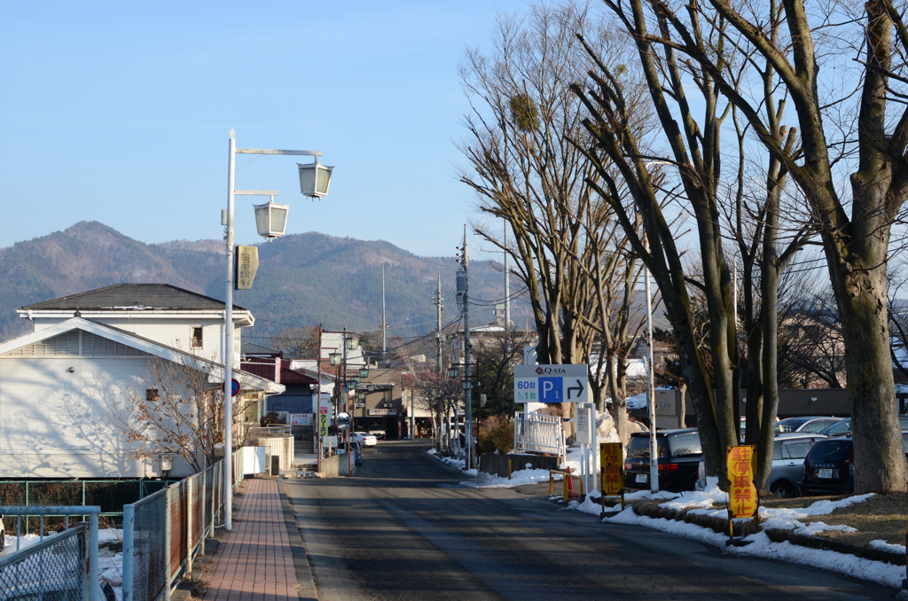 冬の道