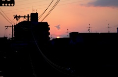 夕日
