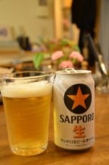 晩餐。男は黙って・・・。