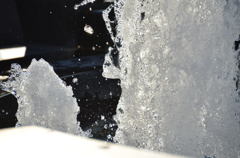 splashing from a fountain