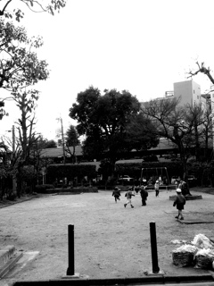公園にて