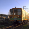 近江鉄道～夕日を浴びて
