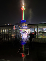 Towerのある風景〜eveの雨