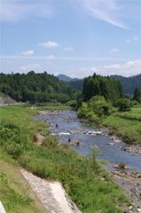 山国の夏