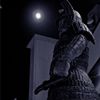 大魔神月下に立つ