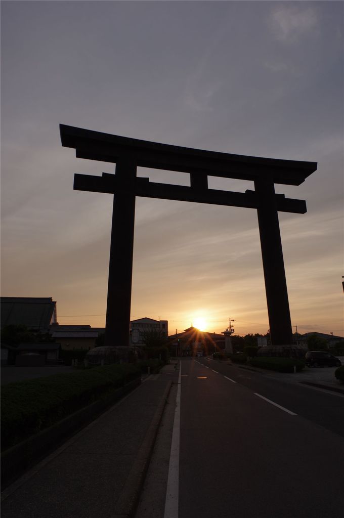 明神さんの大鳥居
