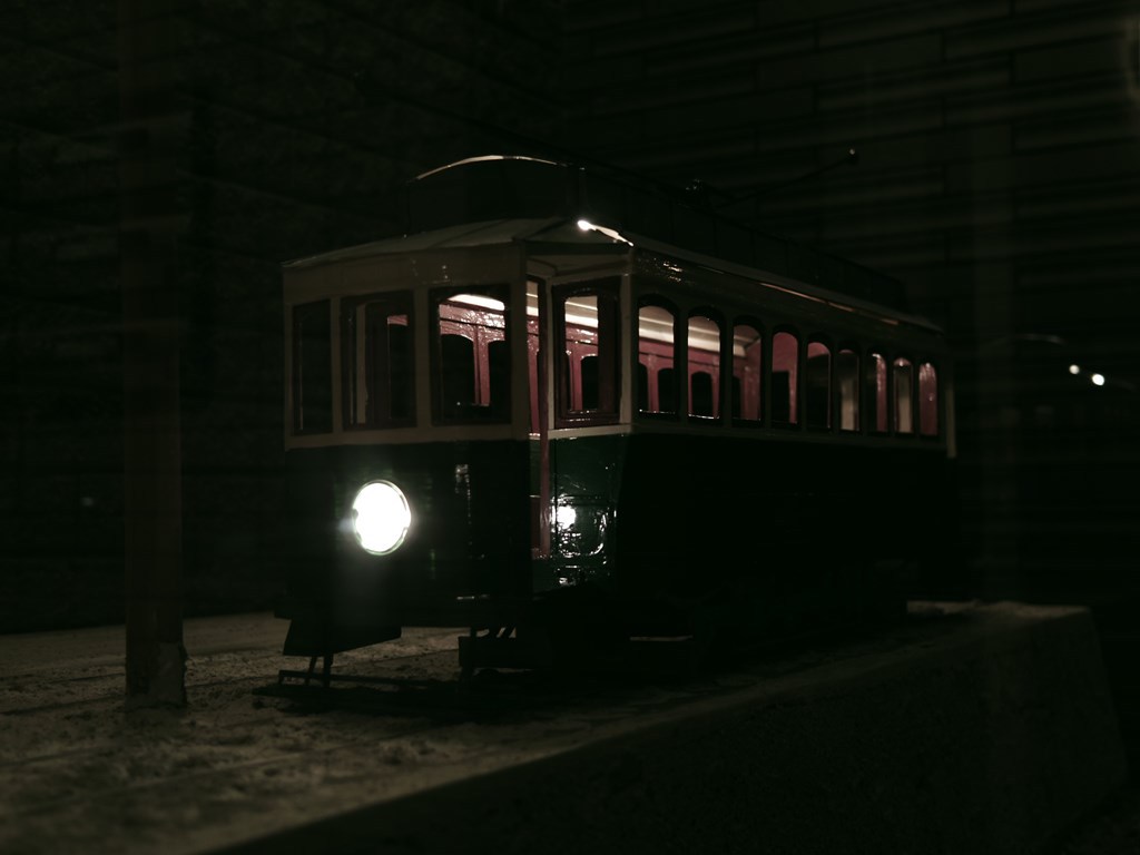 夜ノ路面電車