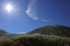 The sky and mountain