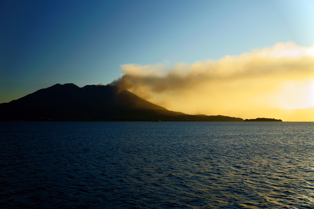 Morning of Sakurajima