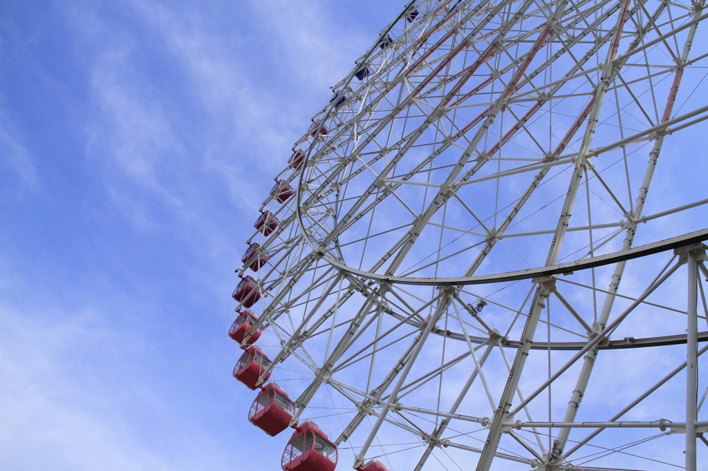 空に向かって