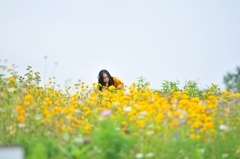 Girl in the wind