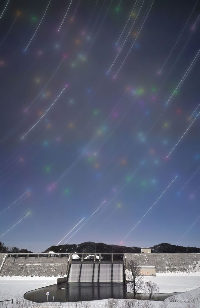 Jewelry night in Tobetsu Dam