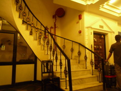 らせん階段　＠hotel