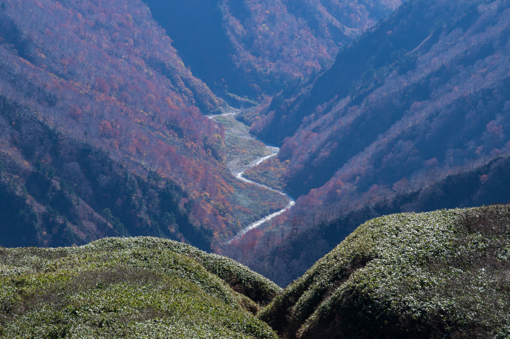 あの光るのが湯檜曽川 By Usatako Id 写真共有サイト Photohito