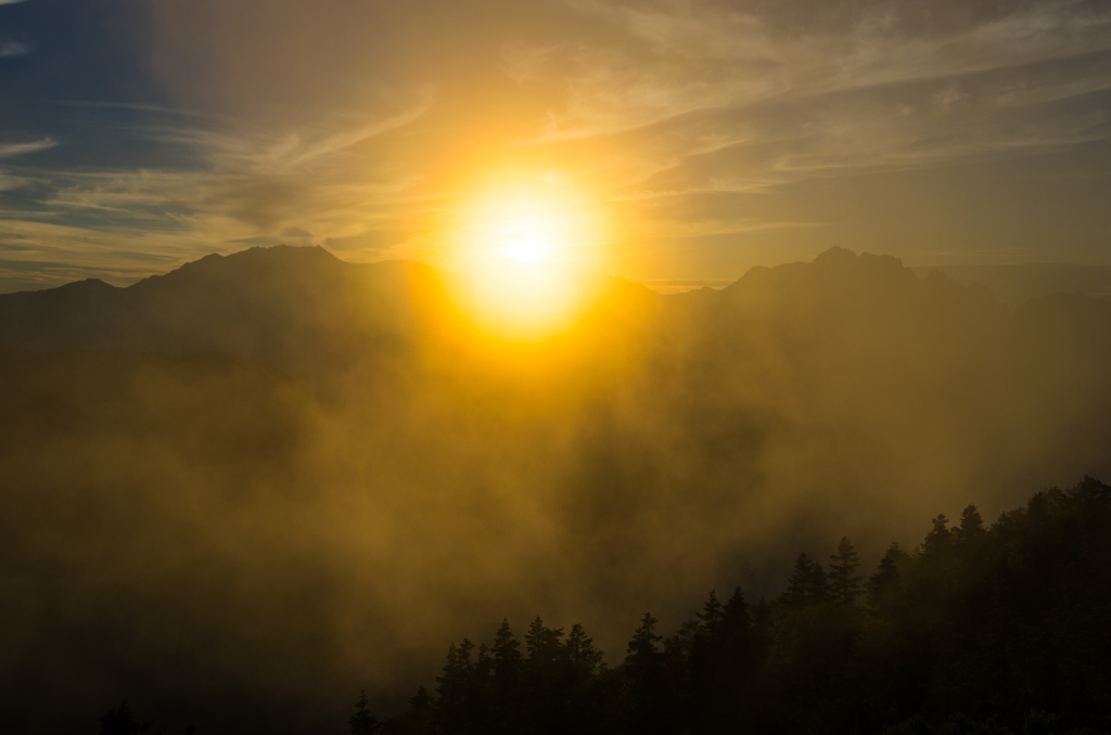 夕霧の峰