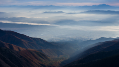 山の波