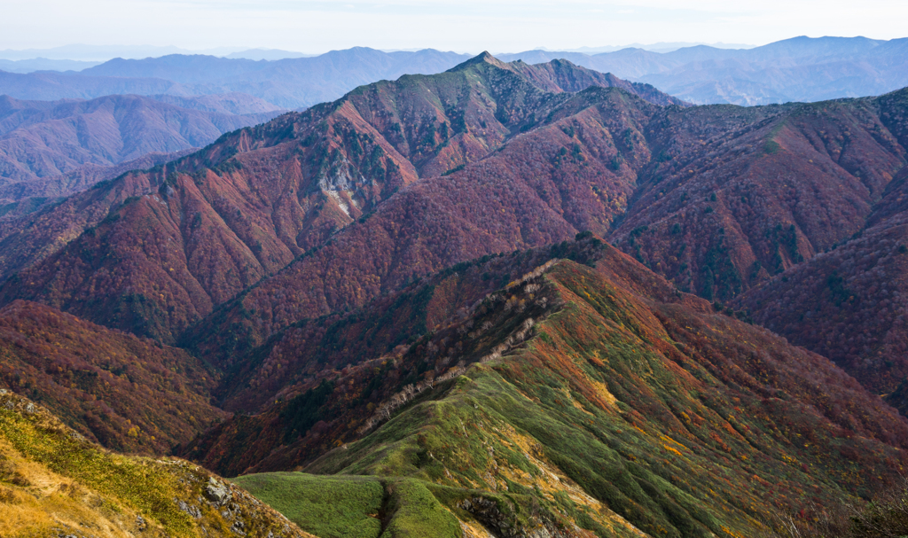 晩秋・荒沢岳