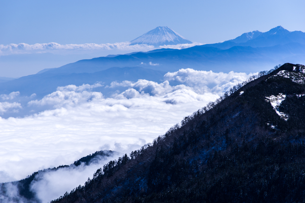 富士遠望