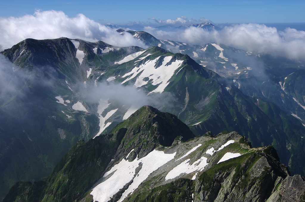 晴れゆく立山