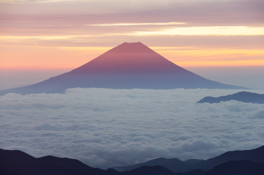 黎明の富士