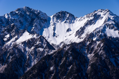 穂高冠雪