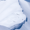 春の雪山