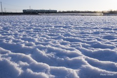 雪原をゆく