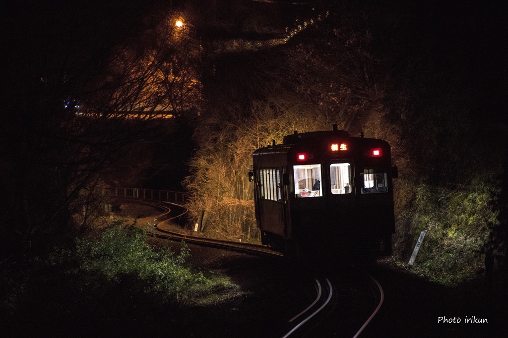 夜...本宿駅