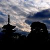 浅草寺　シルエット