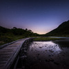 覚満淵の夜明け