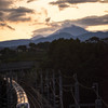 浅間山夕景