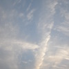 青空から夕暮れに