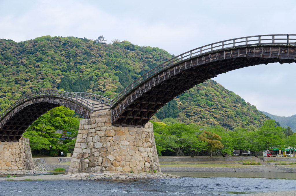 新緑の錦帯橋