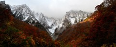 一の倉沢、紅景色