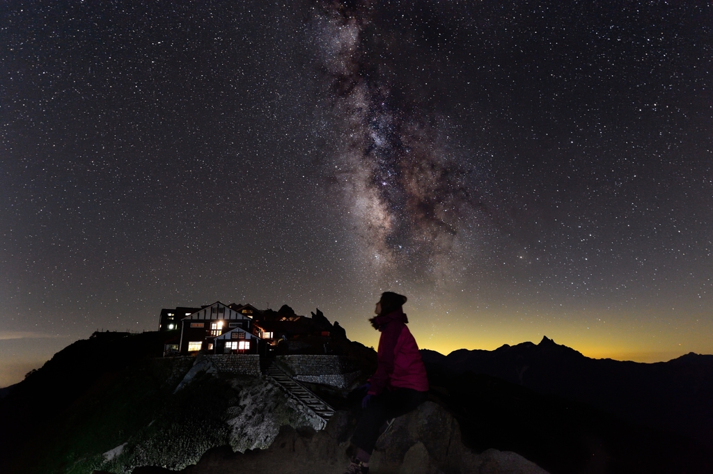 燕の山ガール〜星空の下で〜