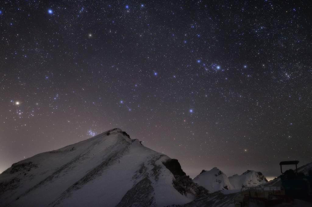 星降る唐松岳