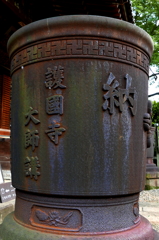 護国寺の天水桶