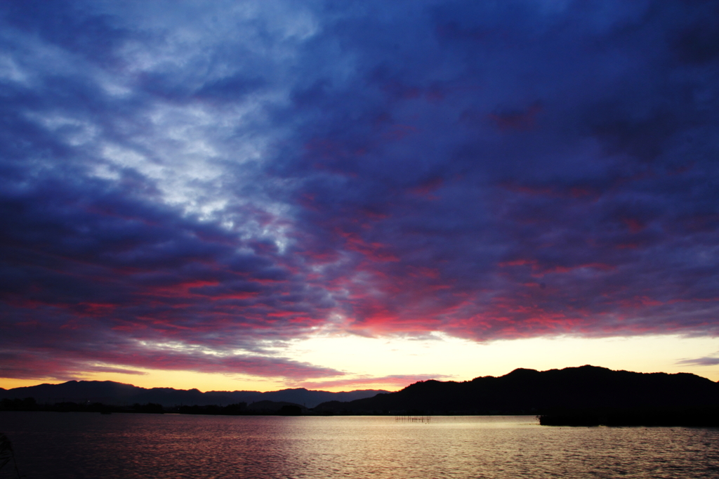 広がる雲・染まる雲