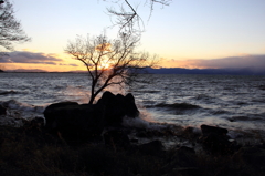 琵琶湖夕景