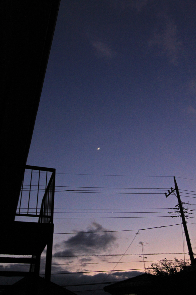 冬の夕暮れ