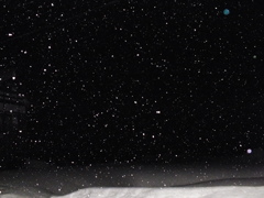 雪の星空