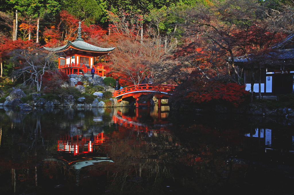 Vermilion Bridge reflection..池鏡