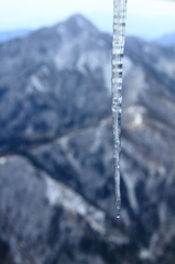 氷柱発見