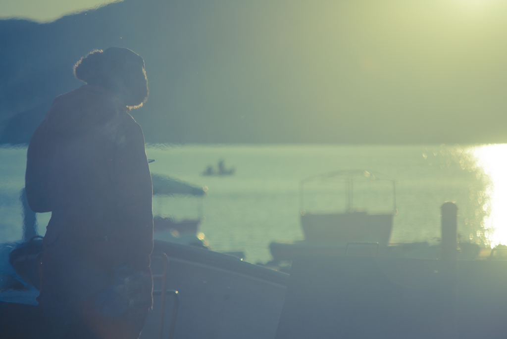 貸しボート屋の朝