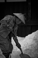 雪のレフ版