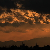 街の夕暮れ