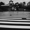 monochrome castle